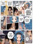  1boy 1girl blue_hair character_request fairy_tail rusky tagme 