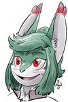  clothing female fur green_fur hair invalid_tag lag latchkey_kingdom p5ych portrait red_eyes red_fur simple_background smile solo white_background white_fur willa_dragonfly yuman 