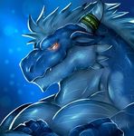  &lt;3 bristles dragon glowing glowing_eyes horn male mane muscular solo 