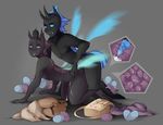  ampulla_(oc) busy_buzz_(oc) changeling cum cum_inside duo female friendship_is_magic impregnation magicalzombie male male/female my_little_pony nude sex 