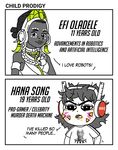  alpha_gamboa bags_under_eyes cameo comparison d.va_(gremlin) d.va_(overwatch) dark_skin doritos earrings efi_oladele english food food_on_face headphones hoop_earrings jewelry messy_hair multiple_girls overwatch smile terry_crews thick_eyebrows tsurime very_dark_skin whisker_markings 