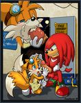  2010 canine cum erection fellatio fox gay knuckles_the_echidna male mammal miles_prower oral oral_sex penis sega sex sonic_(series) sonic_team tails unknown_artist zoomswish 
