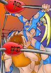  arena ass capcom face_in_ass facesitting mask rainbow_mika sitting sitting_on_face sitting_on_person smother stinkface street_fighter street_fighter_zero street_fighter_zero_3 wrestling 