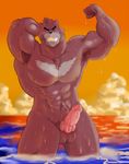  abs anthro bear biceps jabu kumatetsu male mammal muscular nipples penis the_boy_and_the_beast 