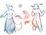  anthro butt canine clothed clothing duo keidran male mammal monochrome muscular nude pain rear_view simple_background sketch slap smile smirk sound_effects sythe_(twokinds) tom_fischbach topless towel towel_whip twokinds white_background wolf zen_(twokinds) 