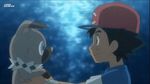  1boy animated animated_gif blue_eyes pikachu pokemon_(anime) pokemon_sm pokemon_sm_(anime) rockruff satoshi_(pokemon) 