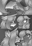  blush brother comic dialogue english_text equine fan_character female hexuus horn incest kissing male mammal my_little_pony pokegirl saliva sibling sister sketchy_skylar solo text unicorn 