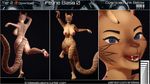  3d_(artwork) advertisement anthro breasts digital_media_(artwork) endless_(artist) feline female hi_res mammal 