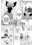  antelope anthro benjamin_clawhauser canine cheetah clothing comic disney feline female fennec finnick fox fur gazelle gazelle_(zootopia) judy_hopps lagomorph lyon_carter male mammal namagakiokami nick_wilde rabbit text uniform zootopia 