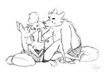  al_(weaver) bisexual blush canine caprine cervine clothing deer disney female grivaire group group_sex kissing male male/female male/male mammal muscular pack_street remmy_cormo sex sheep size_difference slightly_chubby threesome underwear velvet_(weaver) wolf zootopia 