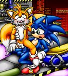  2017 absurd_res anal anal_penetration anthro balls canine duo erection fox happyanthro hedgehog hi_res male male/male mammal miles_prower nude penetration penis sex sonic_(series) sonic_the_hedgehog 