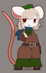  boots brown_hair chipar furry rat red_eyes 