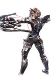  alpha_transparency animal_ears ass bodysuit bow_(weapon) brown_hair crossbow dog_ears fake_animal_ears full_body gauntlets gran_(granblue_fantasy) granblue_fantasy hound_dog_(granblue_fantasy) male_focus minaba_hideo official_art solo transparent_background visor weapon 