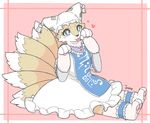  artist_request blue_eyes character_request cosplay fox furry tongue touhou 