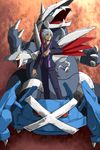  aggron bad_id bad_pixiv_id blue_eyes faust134 formal gen_2_pokemon gen_3_pokemon grey_hair jewelry male_focus metagross pokemon pokemon_(creature) pokemon_(game) pokemon_rse red_eyes ring skarmory suit tsuwabuki_daigo yellow_eyes 