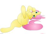  2017 alpha_channel blush cutie_mark dock earth_pony equine fluttershy_(mlp) friendship_is_magic hi_res horse looking_at_viewer mammal my_little_pony pony pyravia_(artist) simple_background smile solo transparent_background 