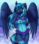  anthro bow clothing corset cute equine feathers female horse invalid_tag legwear lingerie mammal midnight_mist my_little_pony pegasus pinup pony pose shinyshine stockings wings 