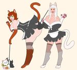  ashwolves5 cat clothing feline female maid_uniform mammal uniform 