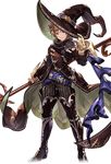  alpha_transparency boots brown_eyes brown_hair full_body gloves gran_(granblue_fantasy) granblue_fantasy hat hat_tip male_focus minaba_hideo official_art scepter solo transparent_background warlock_(granblue_fantasy) white_gloves wizard_hat 