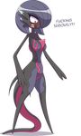  blush breasts fak&eacute;mon gardevoir hybrid lizard nintendo pok&eacute;mon reptile salazzle scalie vector video_games zacatron94 