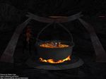  3d_(artwork) boiling burning canine cauldron d_kenmason delion_kiaw digital_media_(artwork) dragon female fire fox hell hybrid lava male mammal nude pain pitchfork red_fox ruby_(delion_kiaw) screaming torture wolf 