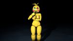  2017 3d_(artwork) animatronic avian bird breast_grab breasts chicken digital_media_(artwork) female five_nights_at_freddy&#039;s five_nights_at_freddy&#039;s_2 hand_on_breast hi_res looking_at_viewer machine nipples non-mammal_breasts nude one_eye_closed pinup pose pussy robot smile solo source_filmmaker standing toy_chica_(fnaf) video_games wink xboxking37 