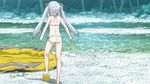  1girl amatsuka_tsurara animated animated_gif ass baby_princess bikini loli solo swimsuit twintails water 