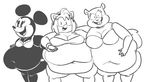  amy_rose disney group minnie_mouse nickelodeon obese overweight sandy_cheeks sonic_(series) spongebob_squarepants ultrahand 