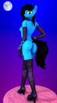  3d_(artwork) anthro boots clothing digital_media_(artwork) equine fan_character footwear gbrushandpaint gloves horse invalid_tag mammal moon my_little_pony nude pony solo source_filmmaker star 