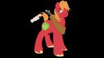  animal_genitalia animal_penis animated balls big_macintosh_(mlp) blush cutie_mark disembodied_hand earth_pony equine freckles friendship_is_magic fur green_eyes horse looking_pleasured male mammal my_little_pony penis pony sidekick solo spanking 