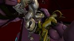  breasts domination ember_(warframe) feet female foot_fetish footjob frost_(warframe) male penis shadow_(artist) submissive video_games warframe 