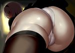  all_fours anus anus_peek ass bangs black_dress black_hairband blindfold blush brown_legwear cameltoe covered_eyes crawling dress facing_viewer fat_mons from_behind hairband indoors jpeg_artifacts juliet_sleeves leotard long_sleeves microdress mikoyan nier_(series) nier_automata nose open_mouth parted_lips partially_visible_anus profile puffy_sleeves shiny shiny_skin short_hair side_slit silver_hair solo thick_thighs thighhighs thighs thong_leotard upskirt white_leotard yorha_no._2_type_b 