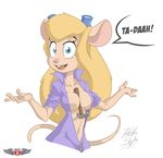  anthro big_breasts breasts chip_&#039;n_dale_rescue_rangers cleavage clothed clothing disney female gadget_hackwrench hellastyle mammal mouse phillipthe2 rodent smile solo 