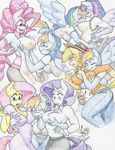  ! 2017 anthro anthrofied apron big_macintosh_(mlp) blood breasts cleavage clothed clothing dragon equine female flicker-show fluttershy_(mlp) friendship_is_magic grope hi_res horn horse mammal my_little_pony nipple_bulge nosebleed pegasus pinkie_pie_(mlp) pony pound_cake_(mlp) rainbow_dash_(mlp) rarity_(mlp) spike_(mlp) twilight_sparkle_(mlp) unicorn winged_unicorn wings 