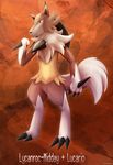  anthro brown_fur canine fur fusion kaiserdragonian lucario lycanroc mammal nintendo pok&eacute;mon spikes video_games white_fur 