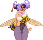  1girl breasts erect_nipples insect_girl insect_wings large_breasts q-bee vampire_(game) warner 