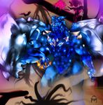  2017 battle breasts digital_media_(artwork) dragon fan_character fantasy female fire horn invalid_tag male midnight0rora wings 