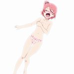  1girl akiba&#039;s_trip akiba&#039;s_trip_the_animation blush denkigai_niwaka pink_hair short_hair solo tagme underwear_only 