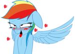  &lt;3 blush digital_media_(artwork) equine feral friendship_is_magic happy horse mammal my_little_pony open_mouth pony rainbow_dash_(mlp) seductive suggestive tongue tongue_out unknown_artist wings 