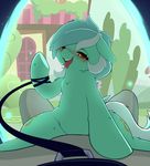  bestiality equine female feral friendship_is_magic human human_on_feral interspecies leash looking_at_viewer lyra_heartstrings_(mlp) mammal my_little_pony pinkcappachino solo_focus tongue tongue_out 