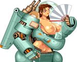  1girl breasts erect_nipples huge_breasts looking_at_viewer pixel_art warner 