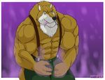  canine dragon_ball dragon_ball_super lavenda_(dragon_ball_super) male mammal muscular the-manbeast wolf 