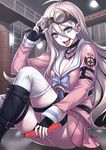  angelo1106 cleavage dangan-ronpa iruma_miu thighhighs 