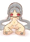  1girl cum furry kaceuth mawile open_mouth pokemon red_eyes solo 