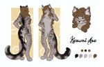  absurd_res anthro breasts featureless_breasts feline female hi_res hvost looking_at_viewer mammal model_sheet nude smile solo tiger 