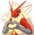  &lt;3 ambiguous_gender anthro blaziken hvost looking_at_viewer nintendo open_mouth pok&eacute;mon simple_background solo video_games 