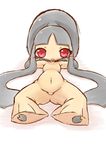  1girl furry kaceuth mawile open_mouth pokemon red_eyes solo 