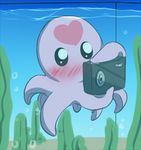  2017 cephalopod detailed_background marine octopus penelope pink_skin rainbowscreen simple_background solo water 