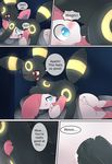  balls bed blush brother comic eeveelution feral feral_on_feral girly km-15 male male/male nintendo oral penis pok&eacute;mon sibling sylveon text umbreon video_games 