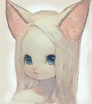  blue_eyes cat furry kishibe long_hair smile white_hair 